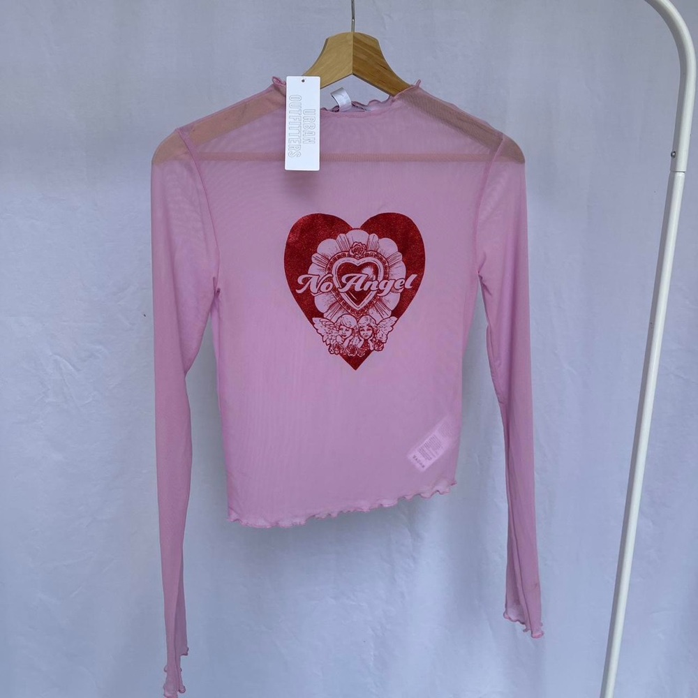 Pink Mesh Urban Outfitters BNWT Blouse